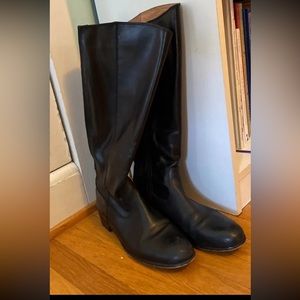 Kenneth Cole Black Leather  Boots size 8